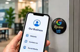 Google NFC Review Stickers Google NFC Review Stickers